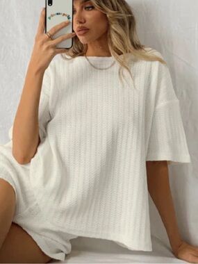 Princess Polly Waffle Knit Lounge Top - Size US2
